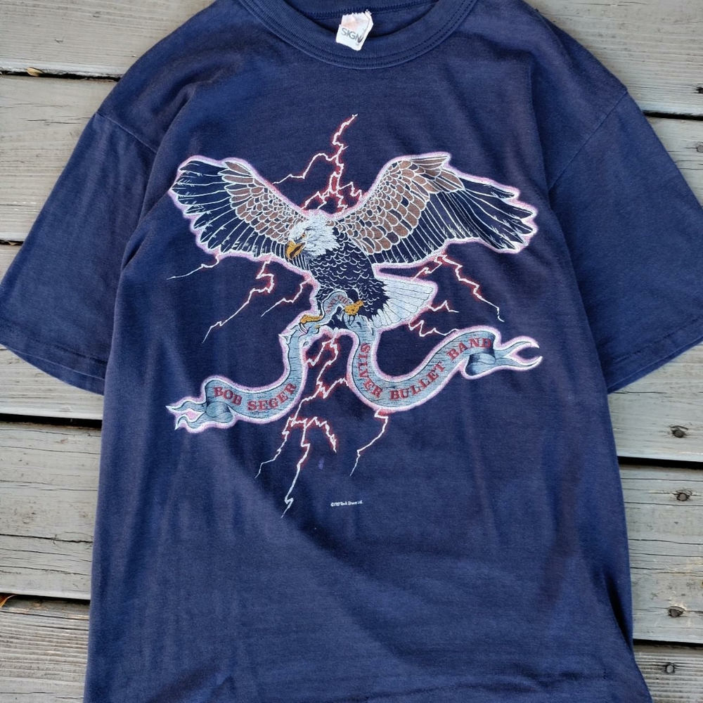 1987 Bob Seger American Storm Tour Tee